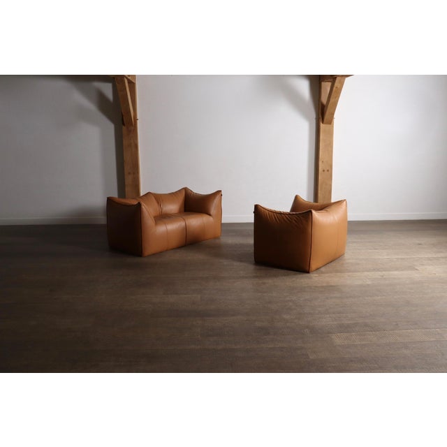 1960s Le Bambole Sofa and Lounge Chair by Mario Bellini for B&B Italia, 1970s, Set of 2 For Sale - Image 5 of 18