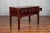 Chinese Early 20th Century Chinese Antique Console Table with Drawers, Horse Hoof Legs and Dark Red Patina For Sale - Image 3 of 13