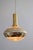 Peill & putzler large "ufo" pendant lamp from the magic eye series space age design of the 1970s rare model diameter 26cm,...