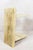 Vintage Rustic Square Stool in Elm Wood For Sale - Image 4 of 5