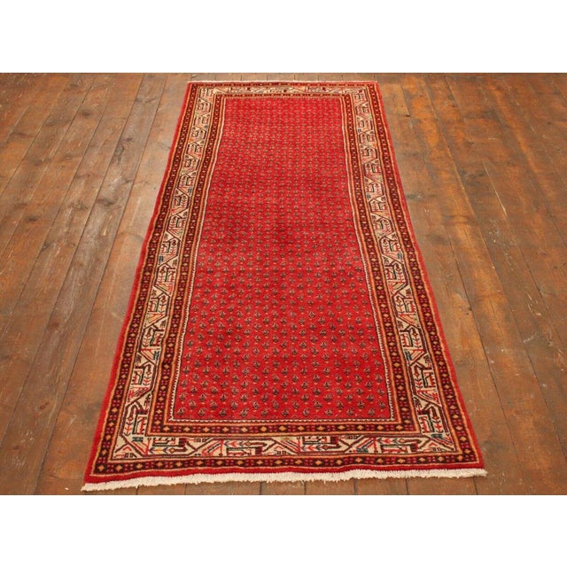 Genuine hand-knotted rug | Size: 318 cm x 110 cm | Knot density: approx. 100.000 knots/m² | Material: 100% wool (pile),...