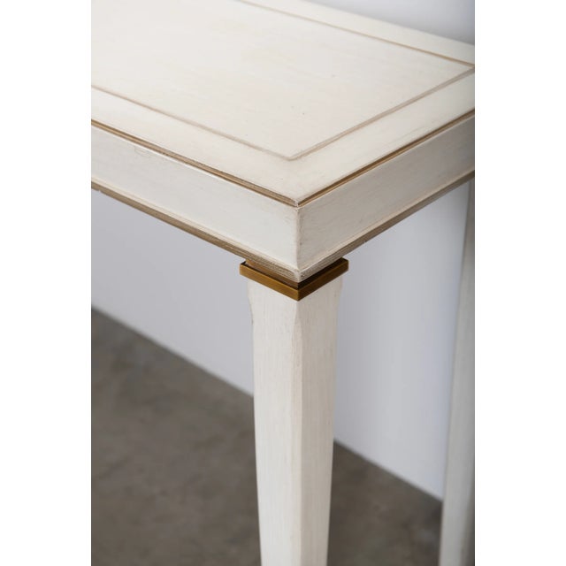 Transitional Hickory Chair Hutton Console Table For Sale - Image 3 of 10