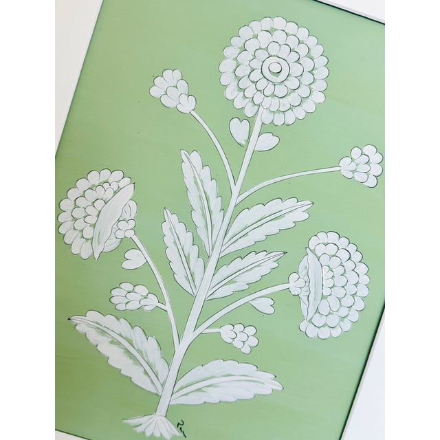 This floral motif painting was inspired by the most loved motif from Jaipur, India. Painted on literally almost all palace...