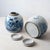 Pair of Chinese Blue and White Porcelain Bird and Peony Jars, 20th Century For Sale - Image 10 of 10