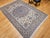 Vintage Exceptionally Fine Persian Nain Area Rug, Hand-Knotted Wool & Silk, Floral Pattern, 7x11, Ivory & Blue For Sale In Chicago - Image 6 of 18