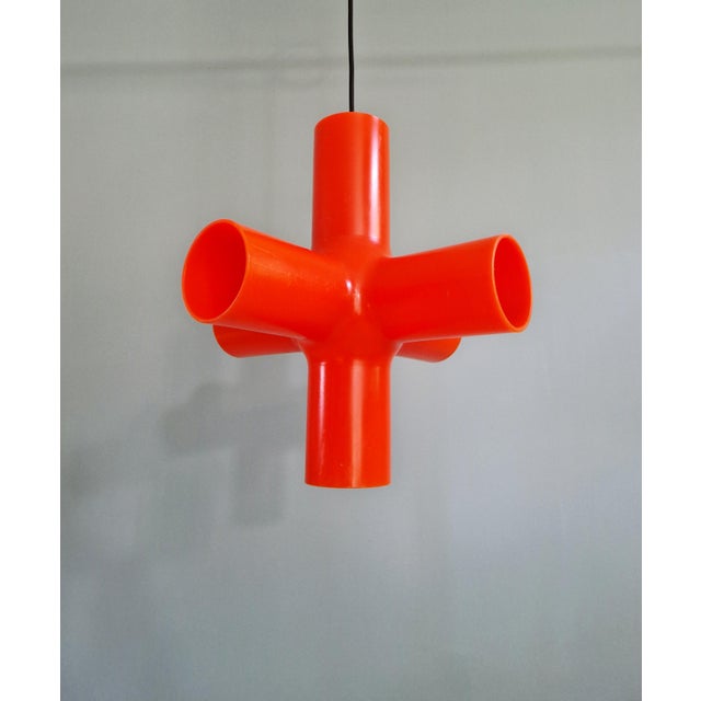 Crosslight Orange Pendant Light by Jan Melis & Ben Oostrum, 2000s For Sale - Image 16 of 16