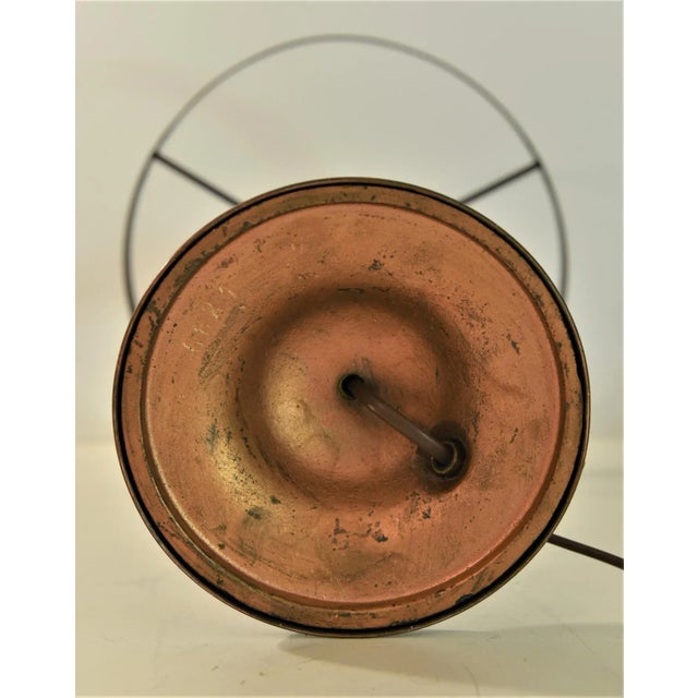 Swedish Grace Copper and Glass Table Lamp, Sweden, 1920s For Sale - Image 12 of 13