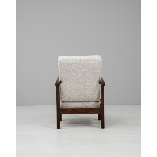 20th Century Czech Reclining Upholstered Armchair For Sale - Image 4 of 18