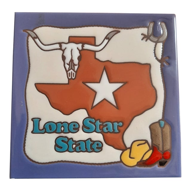 Texas Lone Star Trivet Tile For Sale