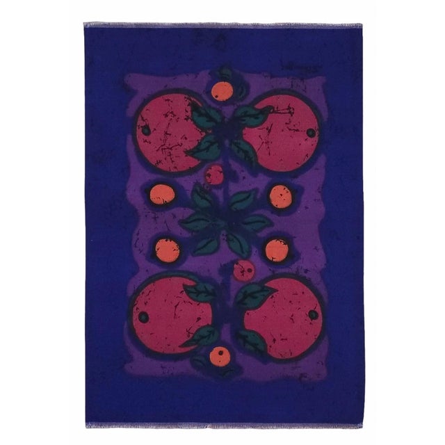 1970s Mid-Century German Pop Art Screen-Printed Wall Hanging by Traute Sänger, 1970s For Sale - Image 5 of 5