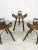 Brutalist Vintage Spanish Barstools, 1960s, Set of 5 For Sale - Image 3 of 5