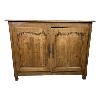 Antique French Provincial Two-Door Maple Buffett For Sale
