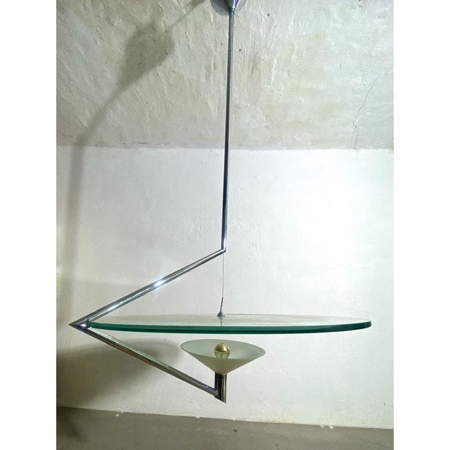 Italian Glass and Metal Kron Candlestick Olympia by Daniela Puppa for Fontana Arte, 1970s For Sale - Image 13 of 18