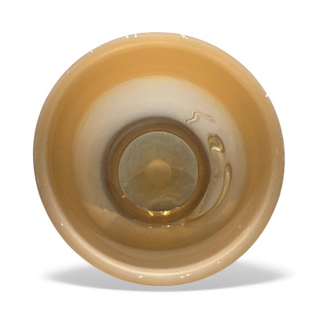 Asymmetric Jars in Smoked Caramel Glass, Set of 2 For Sale - Image 5 of 7