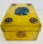 Paint Vintage, Solid, Brass and Enamel Chinese Trinket Box For Sale - Image 7 of 8
