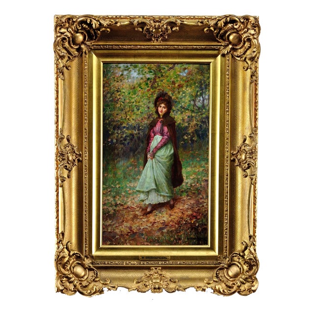 William Breakspeare, A Rendezvous in the Park in Autumn, Oil Painting For Sale