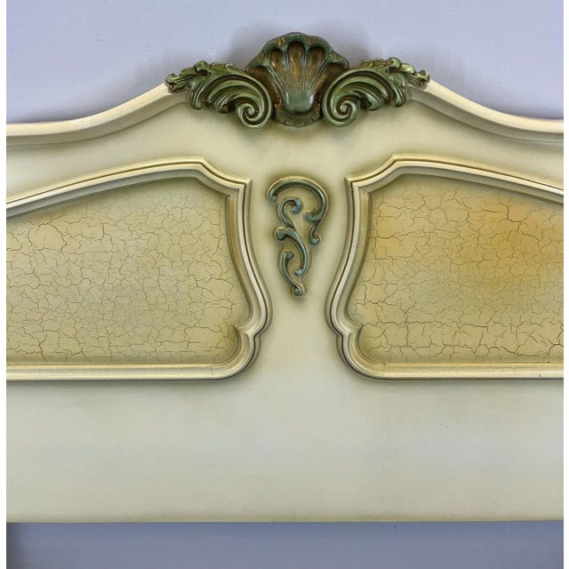 Vintage French Double Bed with Bedside Tables For Sale - Image 10 of 18