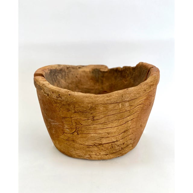 Vintage Rustic Tree Trunk Planter For Sale - Image 4 of 7