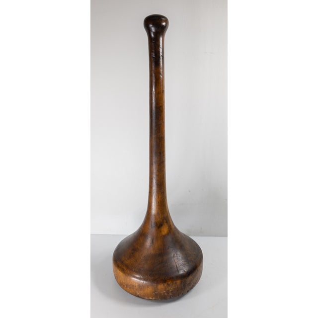 Tribal 19th Century Unusual Carved Wood Ceremonial Club Sculpture, Pacific Islands For Sale - Image 3 of 16
