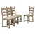 20th Century French Oak Dining Chairs With Upholstered Seats - Set of 4 For Sale - Image 15 of 18