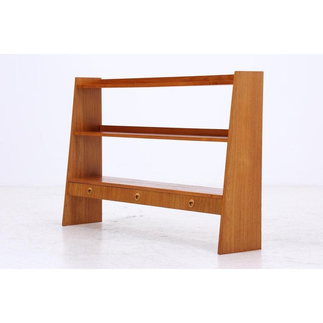 Mid-Century Danish Teak Bookcase, 1960s For Sale - Image 14 of 15