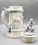 Statement Size German Lidded Stein W/ Hunting Motif Man Dog Stag For Sale - Image 12 of 12
