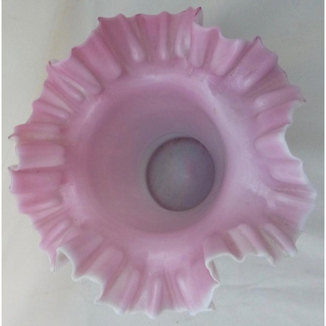 Fenton Burmese Art Glass Vase Chairish