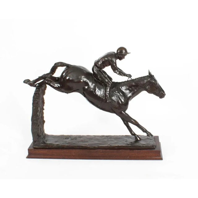 Philip Blacker, Large Figure of Docklands Express, 1993, Patinated Bronze For Sale - Image 11 of 18