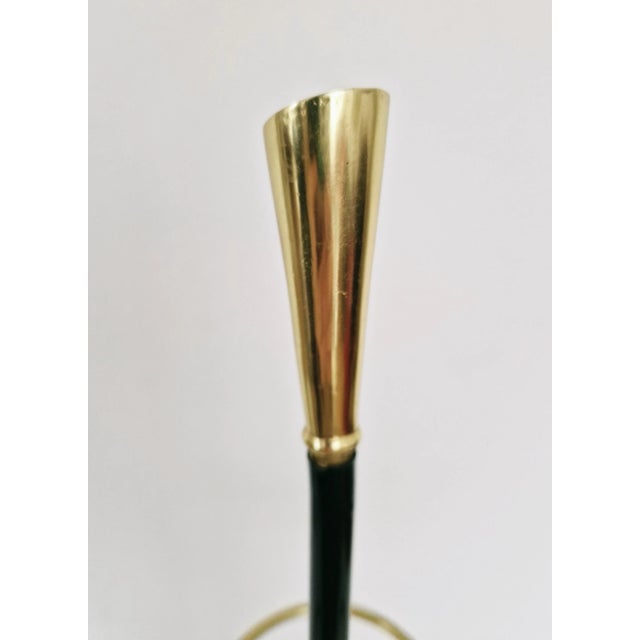 1960s Mid-Century Modern Brass Umbrella Stand For Sale - Image 9 of 12