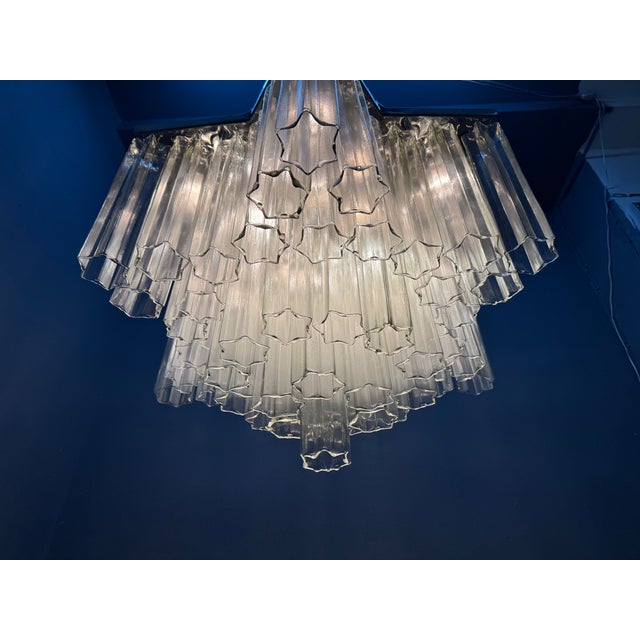 Large Murano Glass Tronchi Star Flush Mount, 1980s For Sale - Image 11 of 17