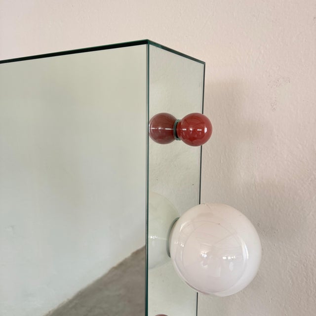 Glass Totem Mirror by Ettore Sottsass Jr. for Glas Italia For Sale - Image 7 of 17