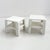 White White Quattro Gatti Side Tables by Mario Bellini for C&B Italia, 1970s, Set of 4 For Sale - Image 8 of 10