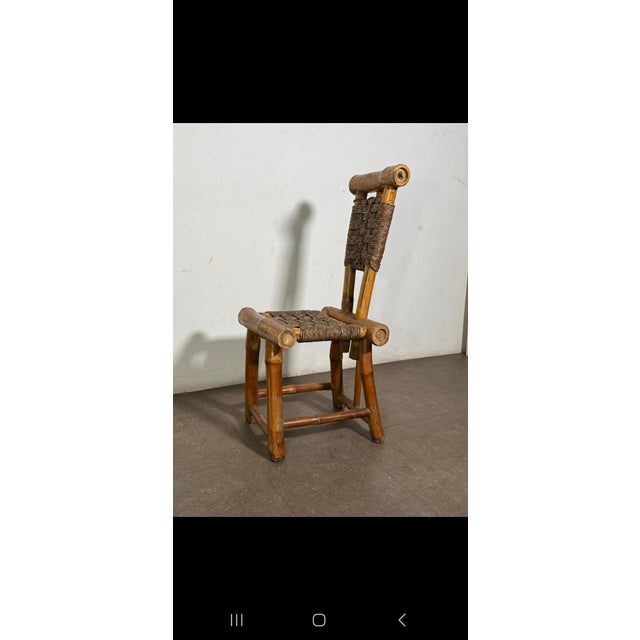 José Zanine Caldas Brazilian Sculptural Bamboo Armchair by José Caldas, 1960s For Sale - Image 4 of 9