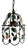 French Citrus Fruit Tole Cage Chandelier by J.P. Ryckaert, 1990s For Sale