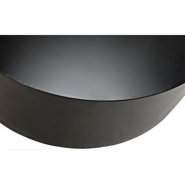 NOIR Ella Three Round Coffee Table in Black Metal Finish For Sale In Los Angeles - Image 6 of 9