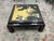 Great vintage Chinese laquer table decorated with beautiful cranes, trees and flowers on gold background. Early to mid...