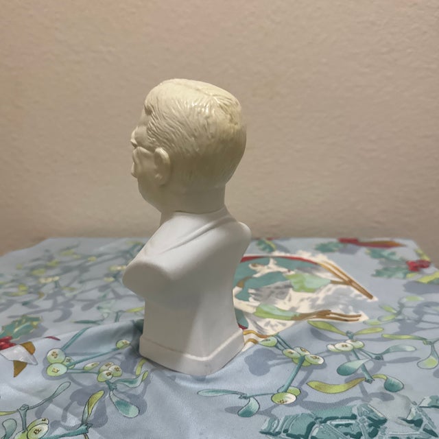 1970s Vintage 1970s Avon Theodore Roosevelt After Shave Decanter Bust For Sale - Image 5 of 6