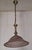 Vintage Ceiling Lamp with Pink Marbled Glass Shade on Patinated Brass Mount from Honsel, 2000s For Sale - Image 6 of 9