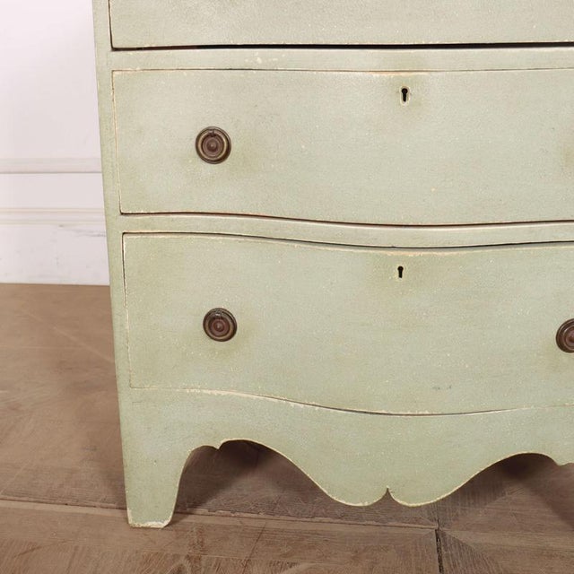 Swedish Serpentine Commode, 1890s For Sale - Image 5 of 10