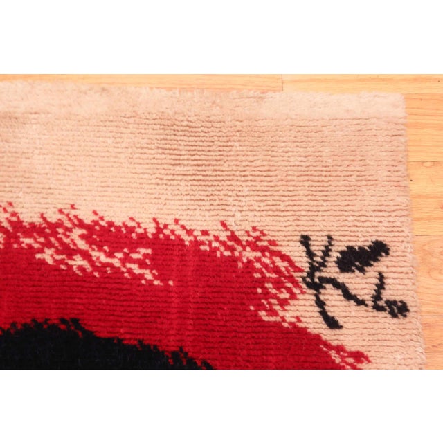 Paul Klee Nazmiyal Collection Vintage Paul Klee Rug “Little Drummer Boy” For Sale - Image 4 of 7