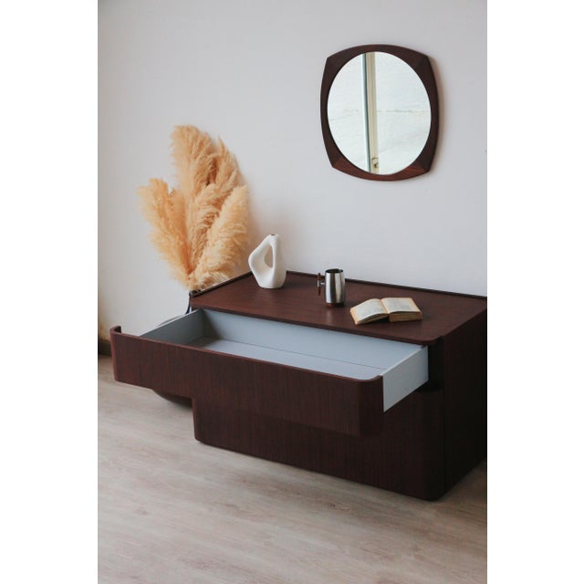 Vintage Italian Wenge Chest of Drawers, 1980s For Sale - Image 10 of 18