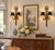 DESCRIPTION: Striking pair of substantial vintage two-light wall sconces with an ornate sculptural design and warm aged...