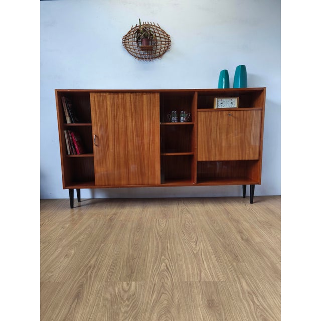 Modernist Wooden Sideboard, 1970s For Sale - Image 9 of 18