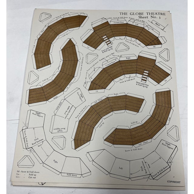 1960s Vintage Shakespeare's Globe Theater Model Kit For Sale - Image 4 of 9