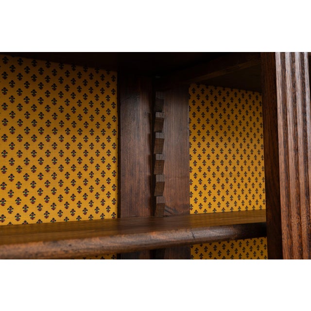 Gründerzeit Oak Bookcase, 1800s For Sale - Image 13 of 18