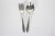 Fabulous set of silverplate mid century casserole serving spoon and cold meat fork. These are the Evening Star pattern...