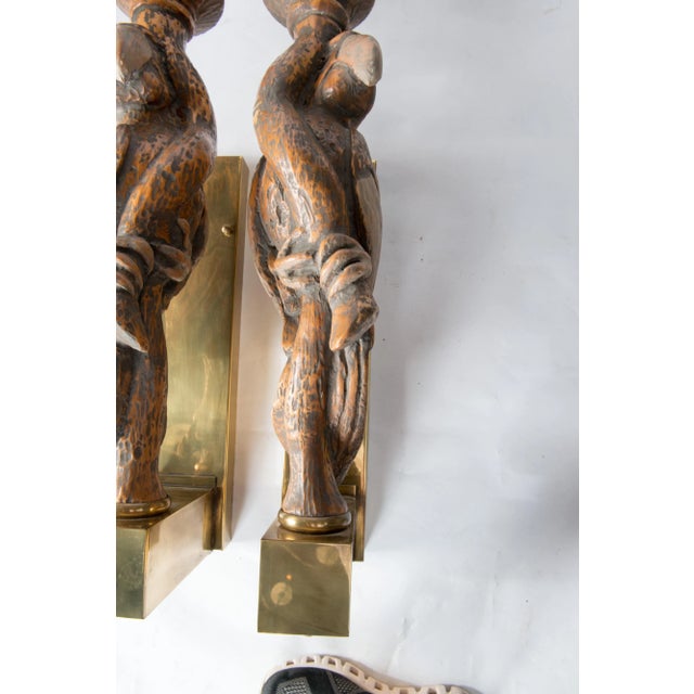 Large Parrot Sconces - A Pair For Sale - Image 9 of 13