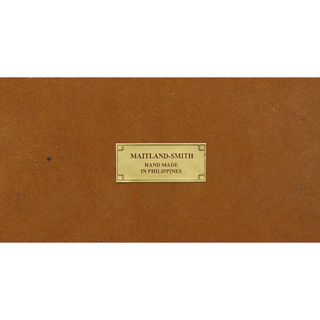 Wood Late 20th Century Maitland - Smith Wood & Brass Knife Box For Sale - Image 7 of 8