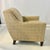 Tan Early 21st C Vintage Contemporary Americana Smith Brothers Custom Upholstered Side Chair & Ottoman For Sale - Image 8 of 14