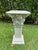 Vintage 28” Faux Alabaster Corinthian Cherub Pedestal For Sale - Image 4 of 9